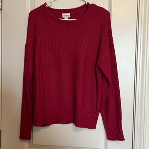 LulaRoe Pink Cable Knit Sweater M
